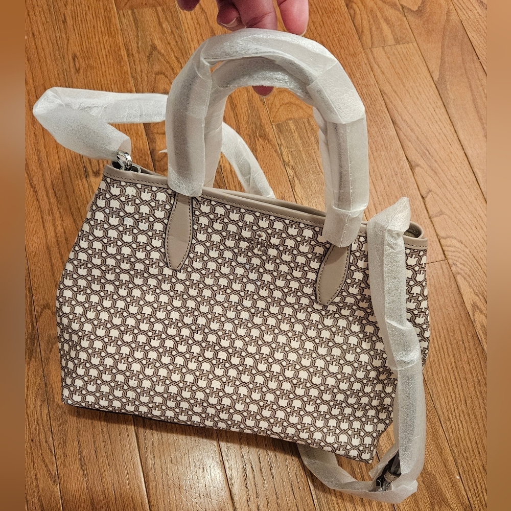 NWT Kate Spade Beige Patterned Women's Bag/Purse